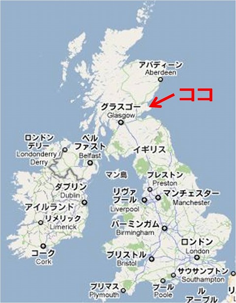 イギリス地図