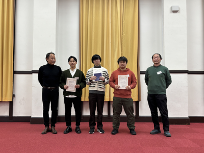 Mr. Hiroki Matsumura (D1) of our laboratory received the Best Poster Award！